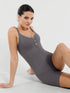 Well-in Vogue Seamless Bust Support Waist and Abdomen Shaping Butt Lifting Jumpsuit